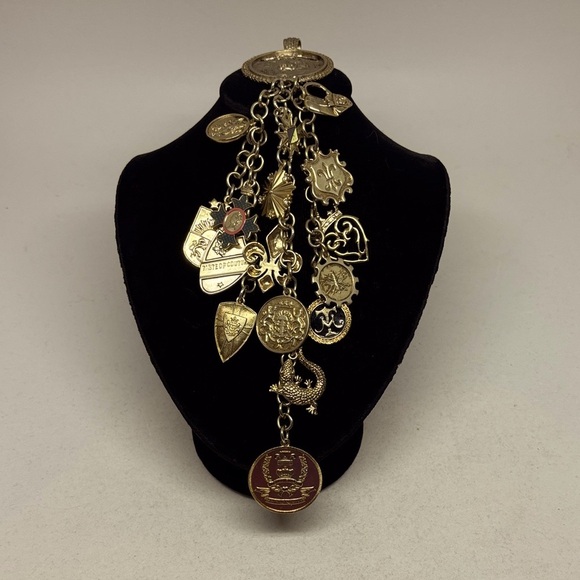 Morgan Taylor Gold Charm Necklace - Picture 1 of 16